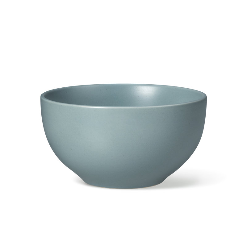 Sango Rollo Ceramic Stoneware 16 Pc Dinnerware Set - Service for 4, Beige/Blue/Green