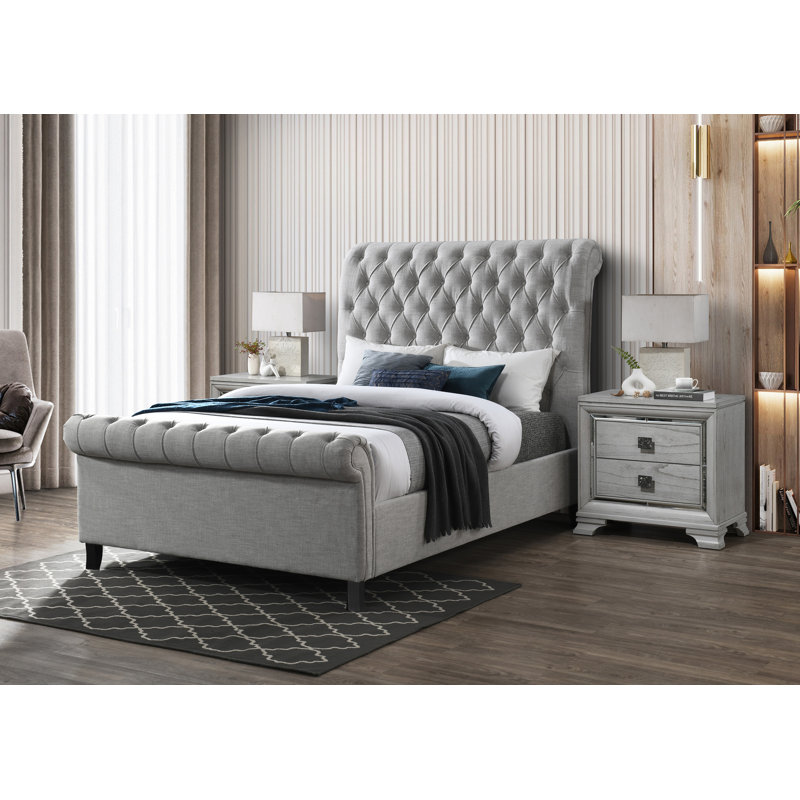 Ensemble de chambre à coucher 3 pièces Kasiem, Grand