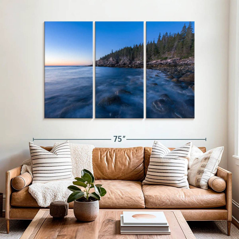 Gillard Acadia Ocean Cliffs, 42" H x 65" W