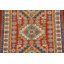 Tapis oriental géométrique Kazak noué à la main 4 x 6