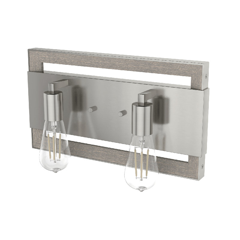 Woodburn Dimmable Vanity Light, 2, Silver