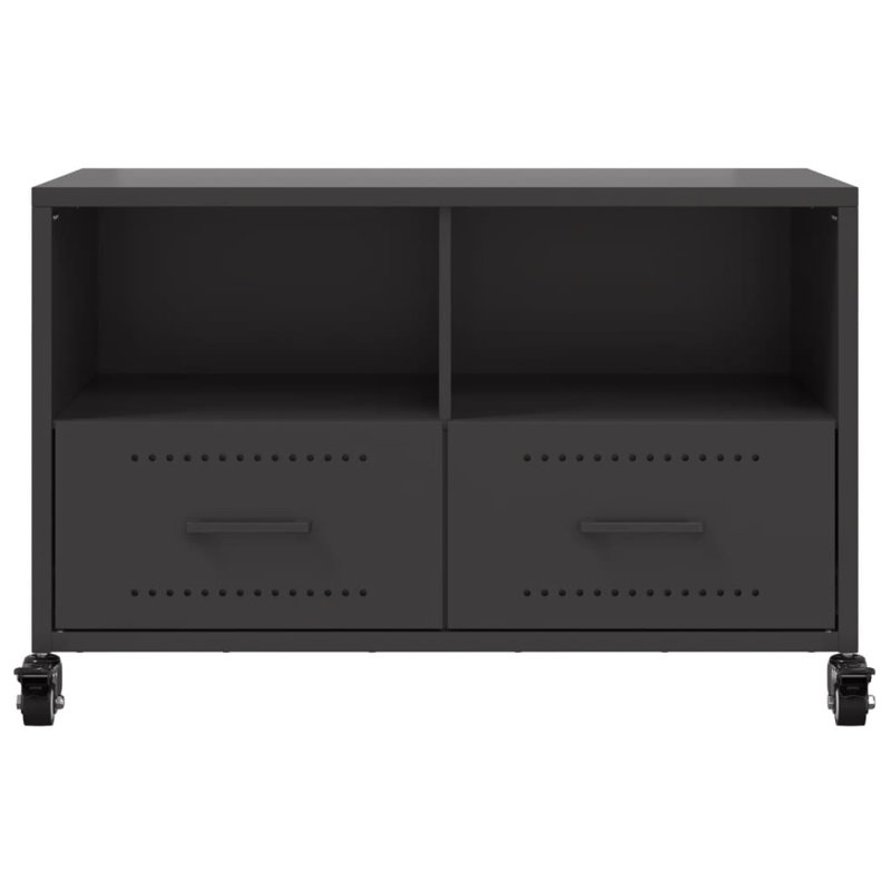 Alayza Unfinished TV Stand for TVs up to 24", Black, 68cm