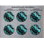 Horloge murale en verre trempé abstrait turquoise doré, horloge d'art moderne, horloge décorative, horloge murale unique, grande décoration murale, idée de cadeau-245377079-245377078