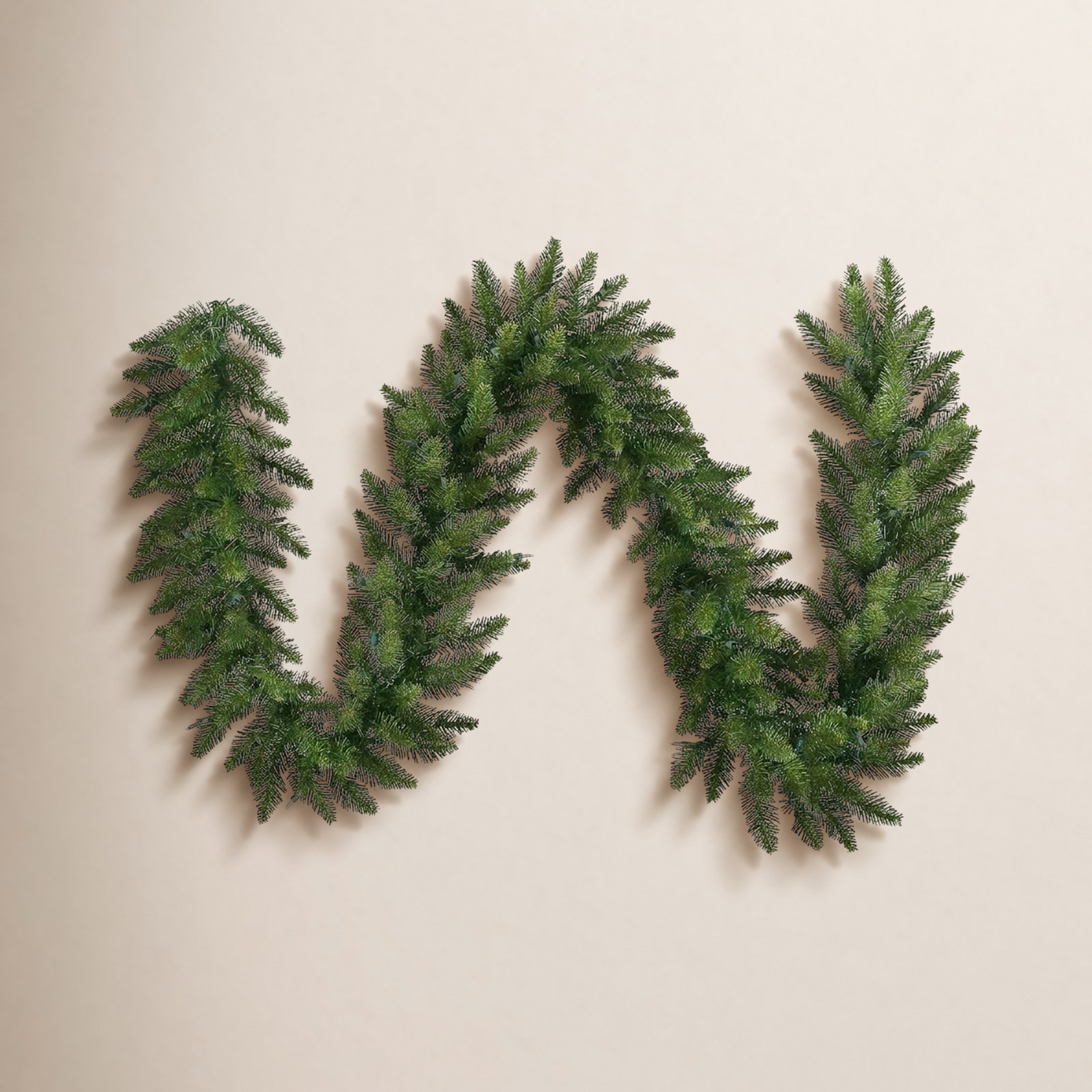 Oberlander Lighted Faux Fir Garland, 600'' L