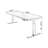 Solid wood electric height-adjustable desk