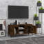 Steyning Unfinished TV Stand with Fireplace Included-1895416546