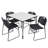 Romig Kee 42" L Breakroom Table and Chair Set-85728288-89628159