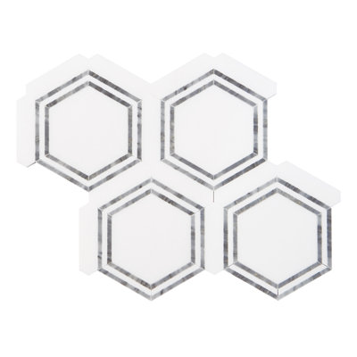 Marble Honeycomb Mosaic Wall & Floor Tile