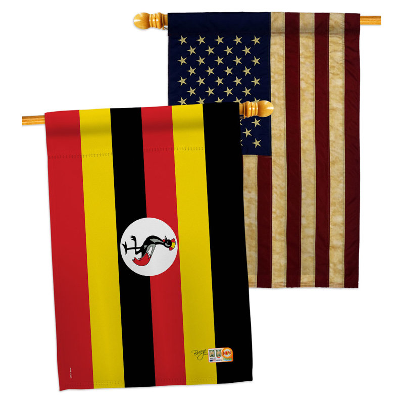 Double Sided 40'' H x 28'' W Polyester House Flag