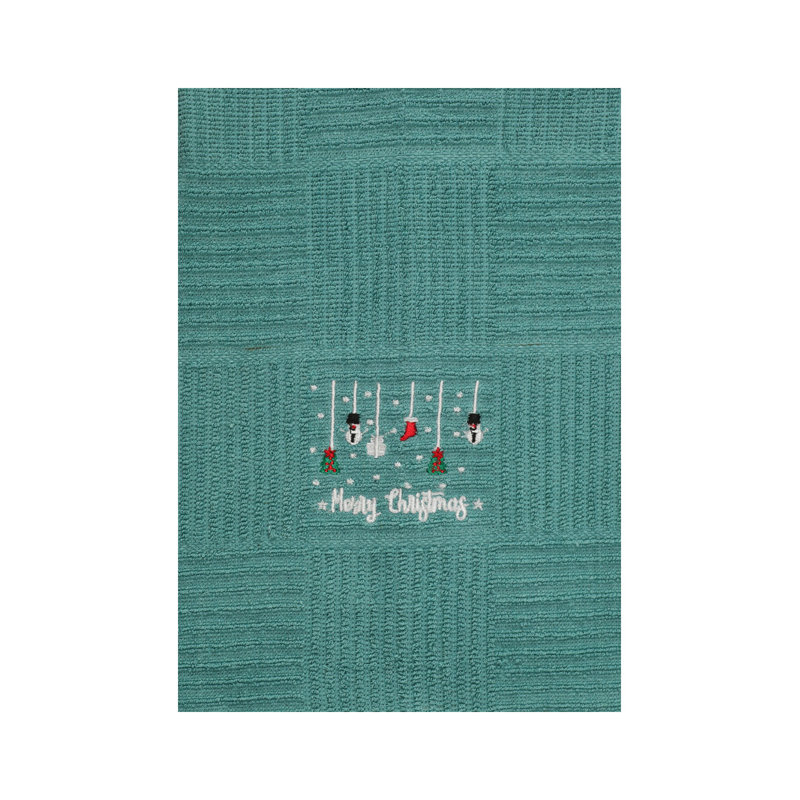 Lynox Cotton Jacquard Tea Towel Kitchen Towel, Teal