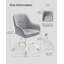 Velvet Office Chair