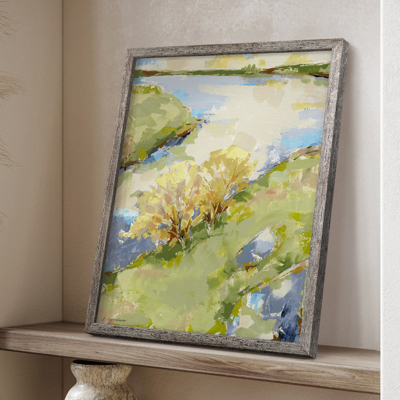 Reproduction encadrée Airy II - bois massif, H 30 po x l 24 po