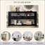 Table console moderne pour salon avec 4 tiroirs et 2 tablettes-1978452722