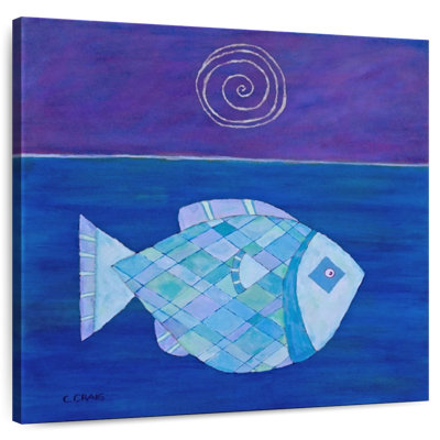 Crowle Fish With Spiral Moon