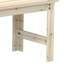 Banc d'extérieur en bois massif 47,20 po-297093122