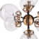 7 - Light Gold/Black Cluster Pendant