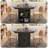 Dining Table For 4-6,63“Extendable Round Kitchen Dining Room Table With 2-Tier Storage Shelf, Space Saving Expandable Wood Oval Circle Dinner Furniture With Pedestal Base-2133604544