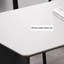 Ensemble de table de salle à manger en bois massif de couleur crème-105844169