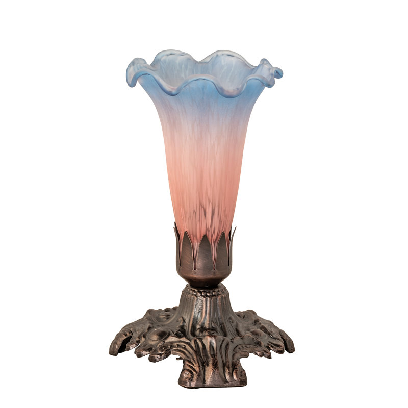 7" Victorian Candle/Pk, Pink/Blue