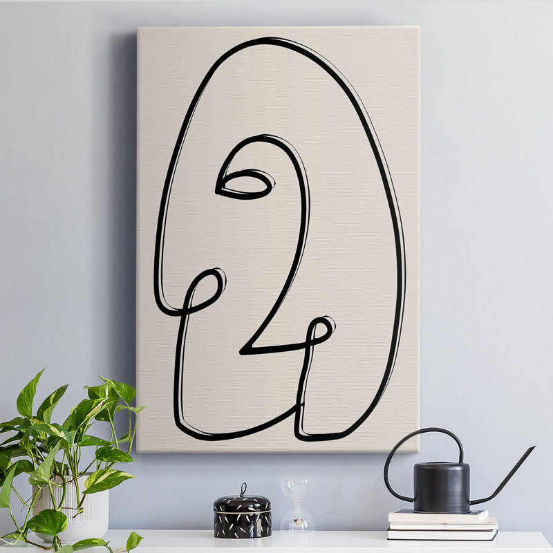 Face It II - impression sur toile tendue, H 36 po x l 24 po x P 1 po