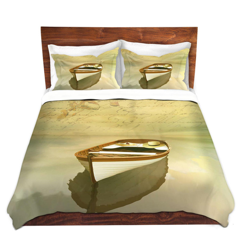 Ensemble de housse de couette pour bateau souvenirs i, Housse de couette pour très grand lit et 2 très 
