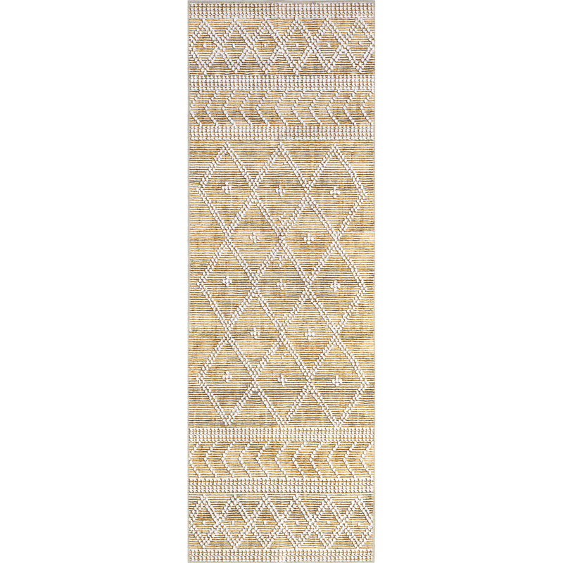 Tapis lavable en machine attna Lattice SplashGuard, Tapis de couloir 2 pi 6 po x 8 pi