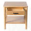 Table d'appoint en bois d'hévéa naturel