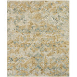 Nantes Geometric Area Rug in Brown