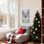 Ensemble de 3 reproductions d'art sur toile, "Christmas Reindeer In Snowy Forest Pathway"-382917903