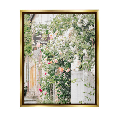 Roses, fleur de quartier français, art mural encadré par Leah Straatsma