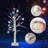 2 Pack 24 Inch Lighted Artificial Birch Tree