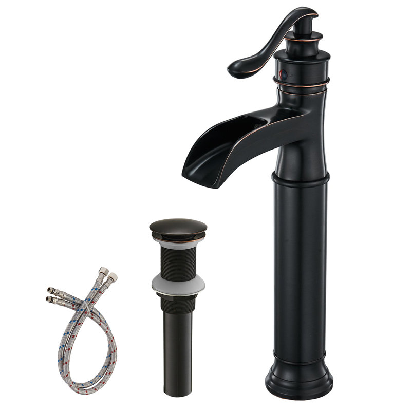 Robinet de salle de bain vasque, Bronze huilé, Oui