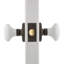 Classic Rosette with White Porcelain Door Knob-942627905-956368017