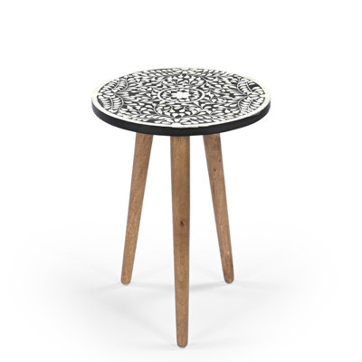 Nilgiri  bone inlay end table