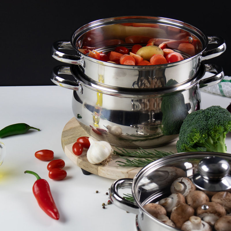 SQ Professional 4.5L Stainless Steel Steamer Pot