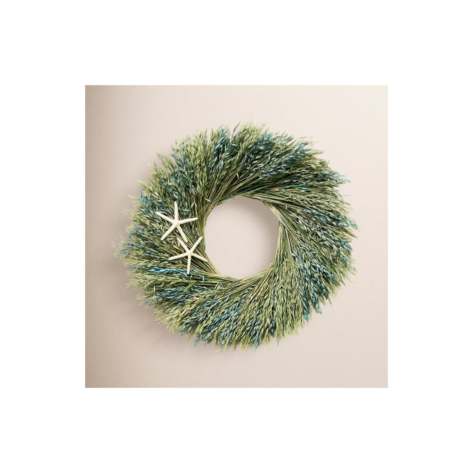 Handcrafted Dried Wreath, 22" H x 22" W x 5" D
