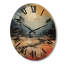 Horloge murale en bois massif Minke-1269372103