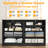 6 Drawers Dresser,Modern Storage Tower Dressers and Chests 2 Open Cubby,Large Organizer for Bedroom-1094945056