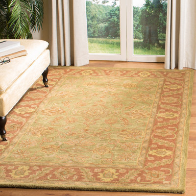 Santoyo Hand Tufted Wool Floral Rug