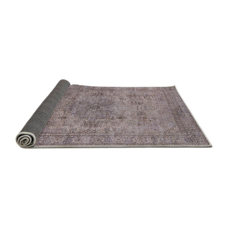 Tapis oriental gris Rollegem, Carré 6 pi