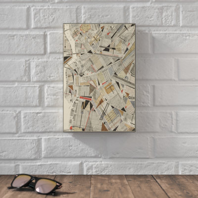Modern Map Of Brooklyn by Nikki Galapon - Painting on Canvas