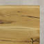 Norman Oak Unfinished Solid Wood Top Metal Base Dining Table-1316563149-1316563146