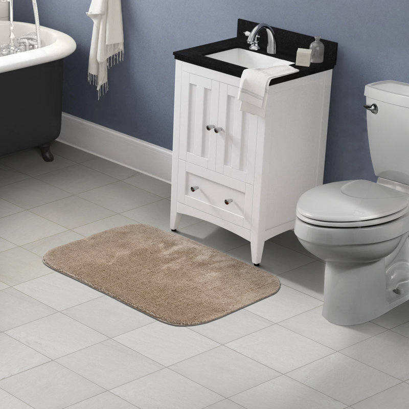 Tapis de salle de bain Garland, Taupe, L 50 po x l 30 po