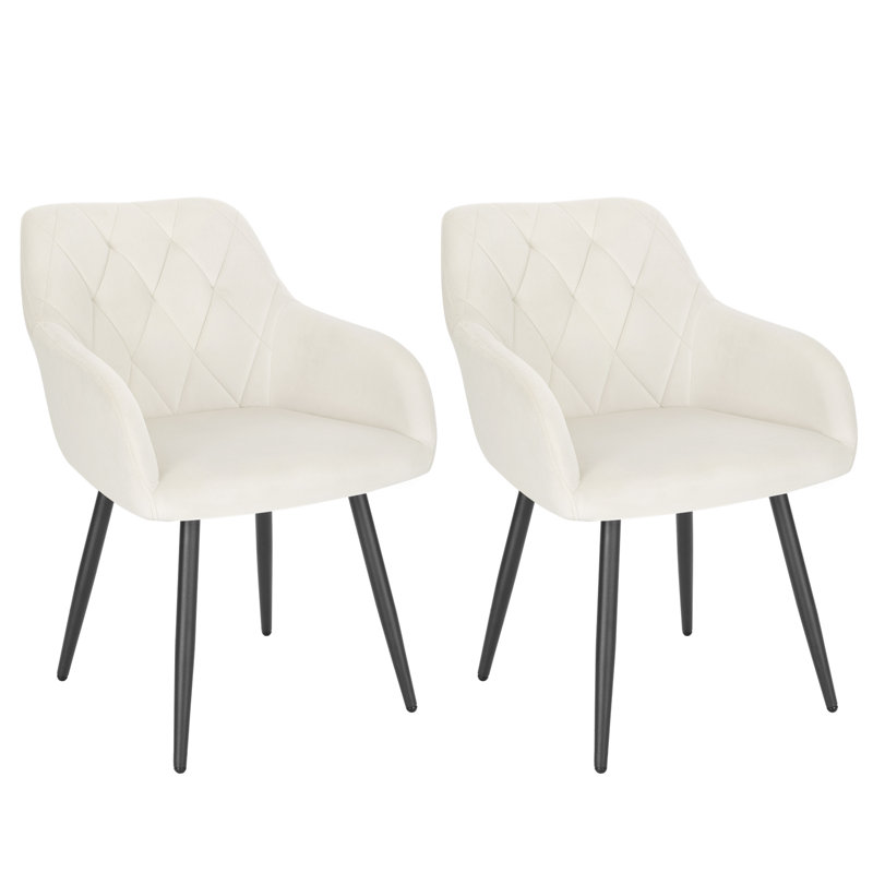 Alvion Upholstered Dining Chair, White