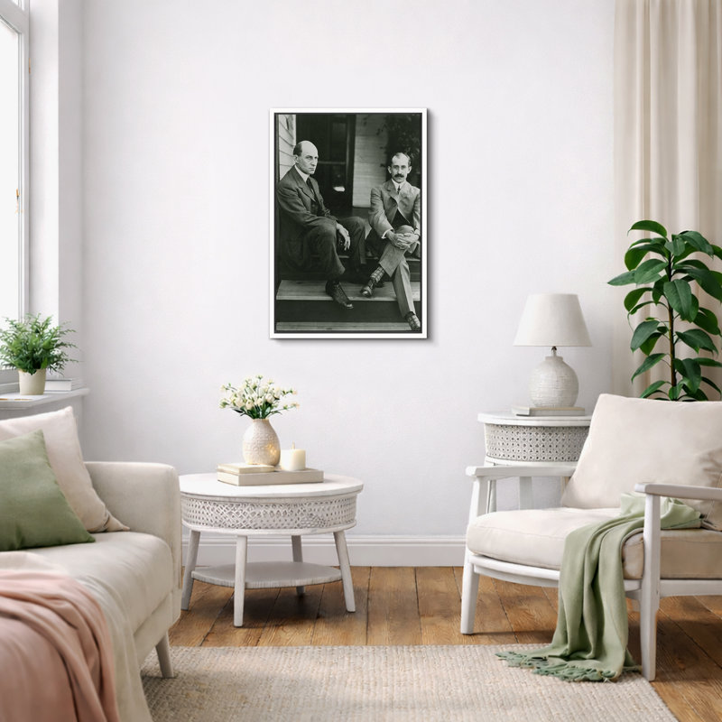 Art de portrait, art classique, H 24 po x l 16 po x P 1,5 po, Cadre flottant blanc