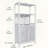 White Bamboo Storage Cabinet