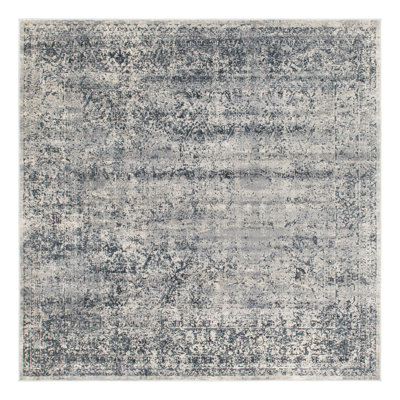 Lanett Oriental Blue/Gray Area Rug