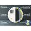 Huldar Glass Flat Wall Mirror