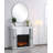 Harshad 47.5" W Freestanding Electric Fireplace