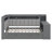 Modern Full Size Daybed With Storage Shelves And Trundle,USB Ports And LED Light,Desk And Upholstered Headboard-1252457136